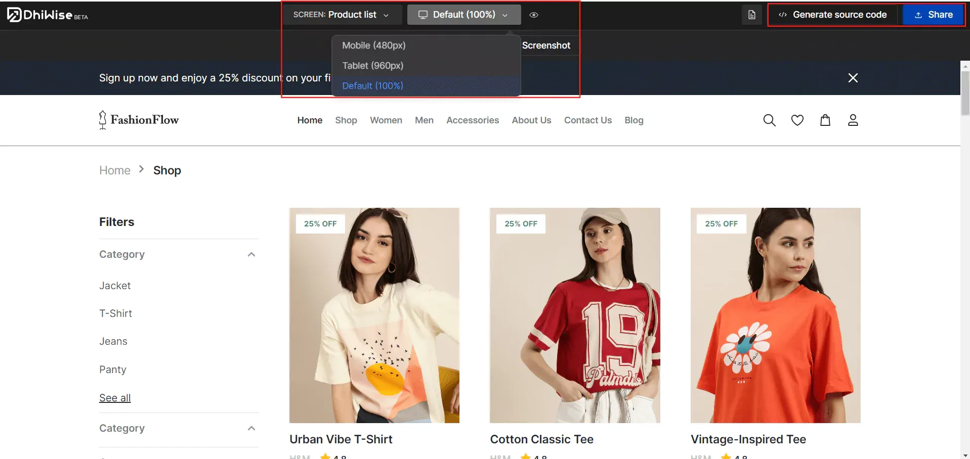 Preview Screen and Share