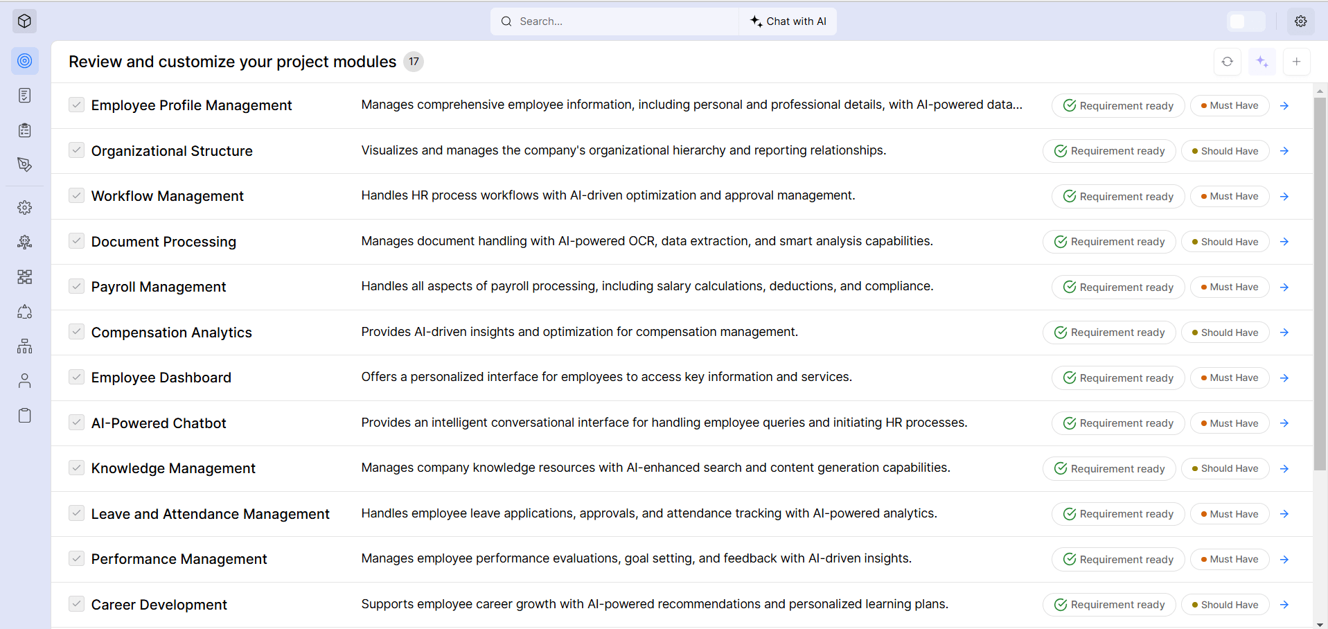 Automated Requirement Structuring