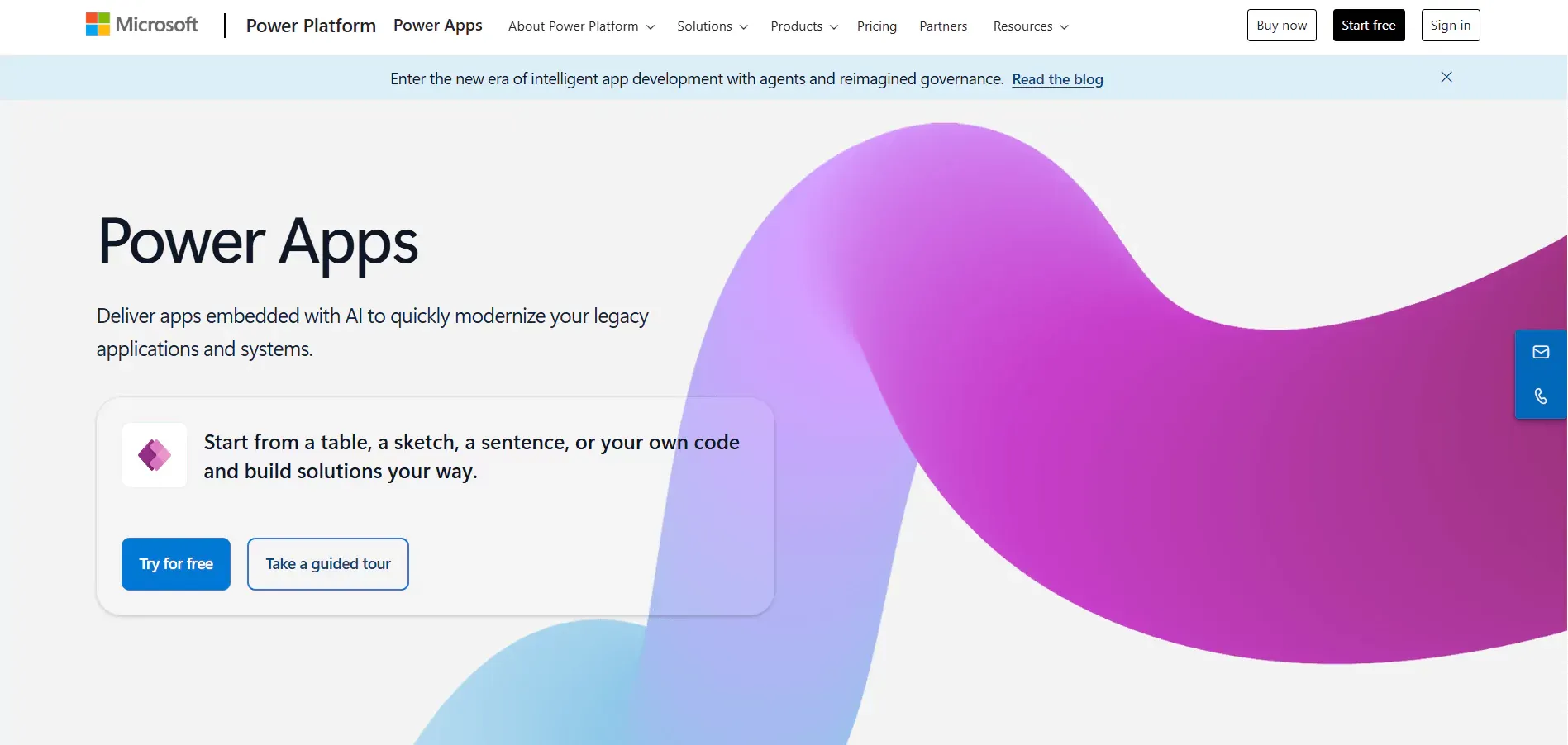 Microsoft power apps