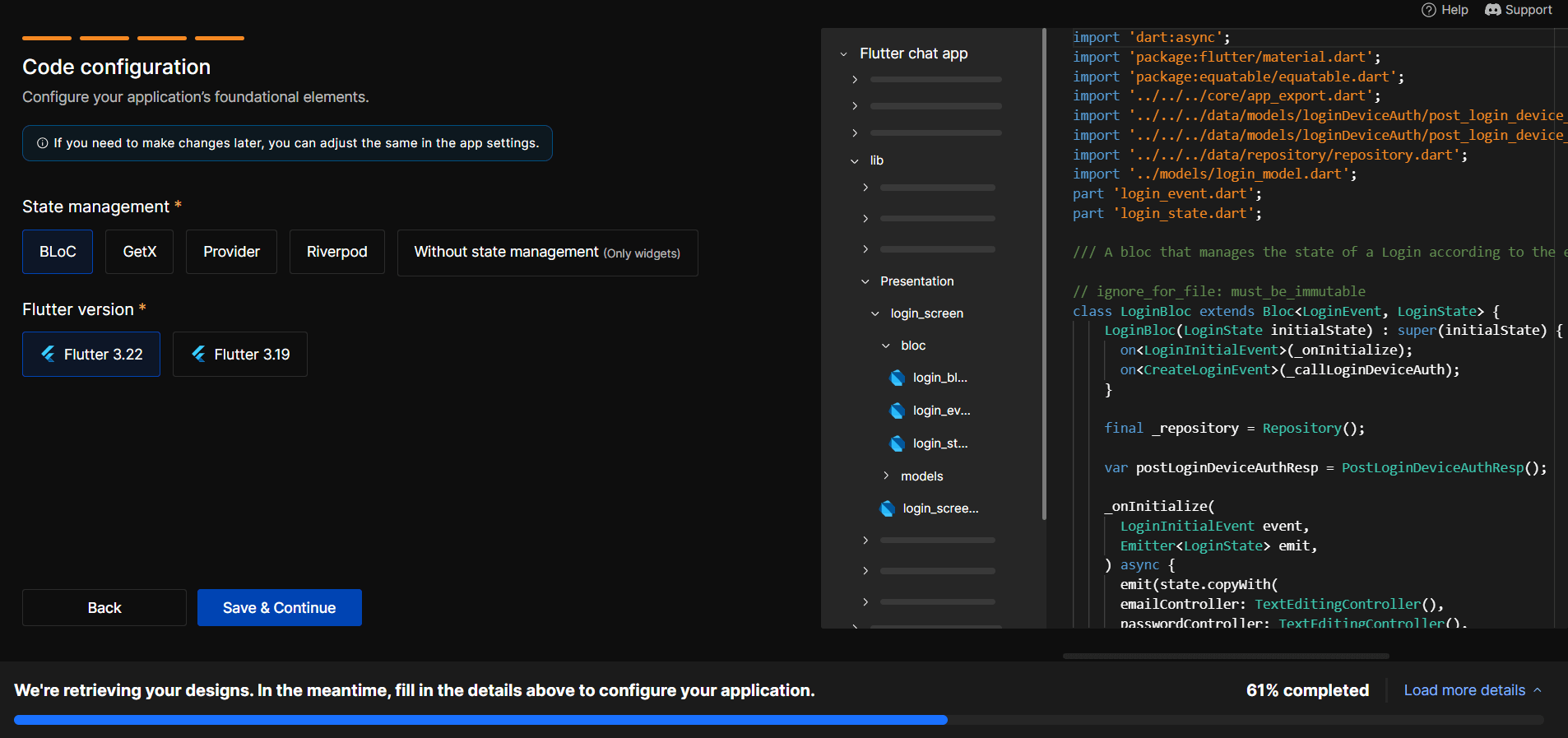 Code Configuration