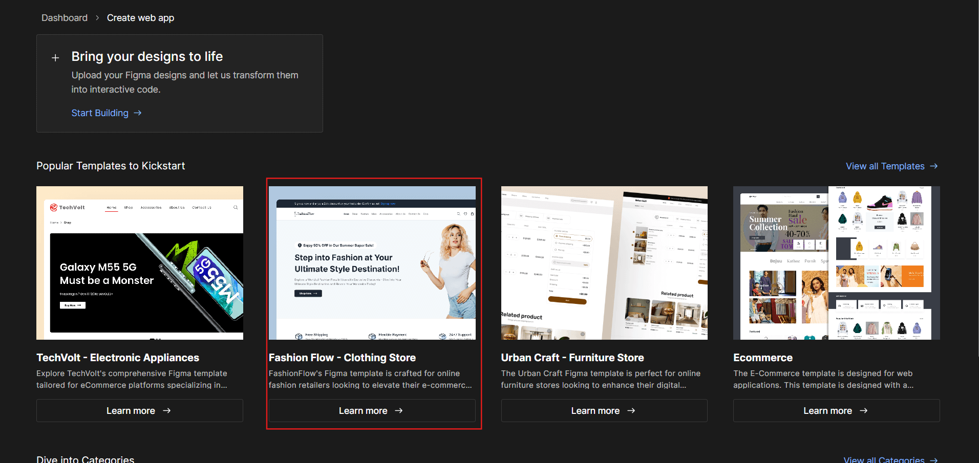 Select Fashion Flow-Clothing Store Template