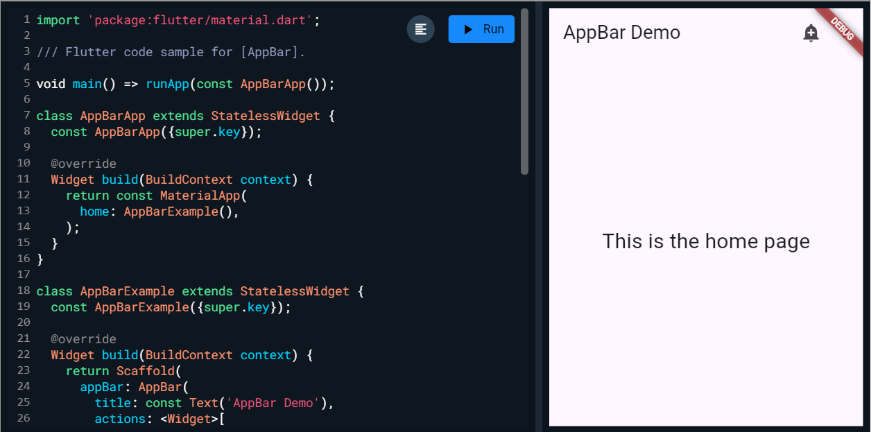 AppBar