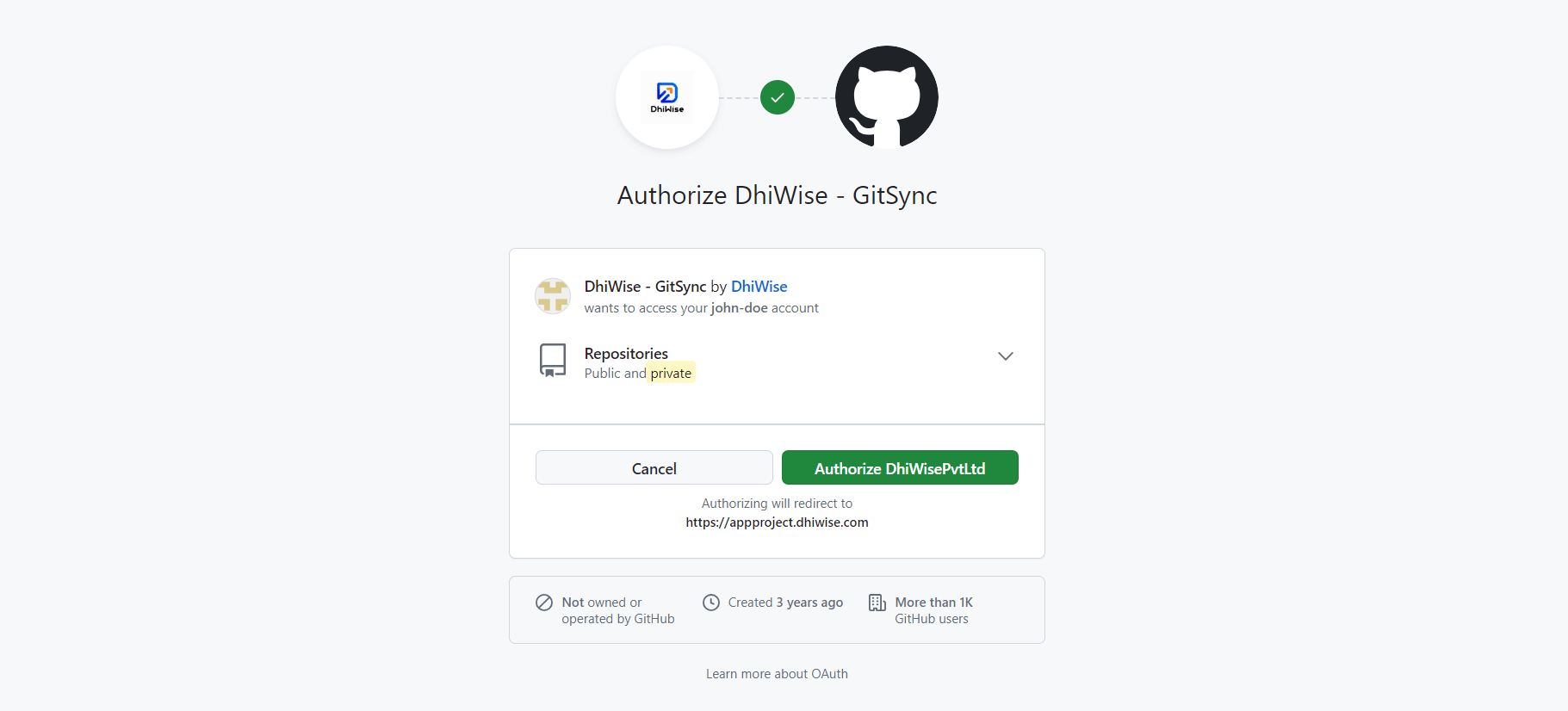 Authorize DhiWise 