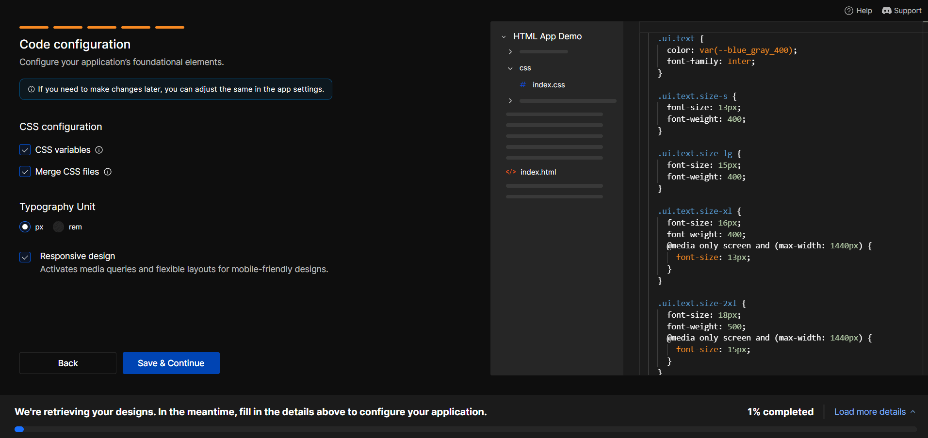 Merge CSS
