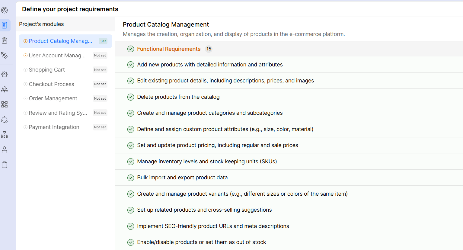BABOK Standard Requirements