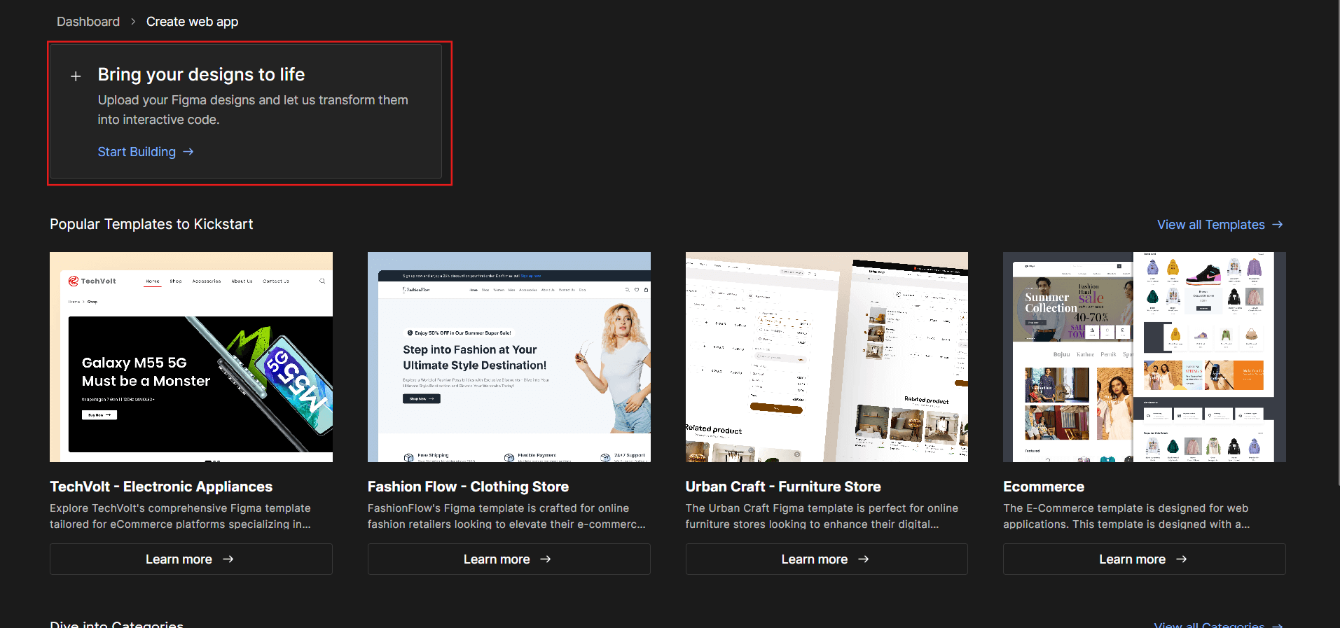 Upload Figma Design