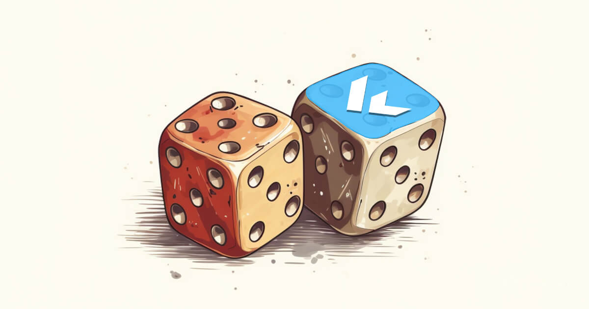 Animated dice roll game asset