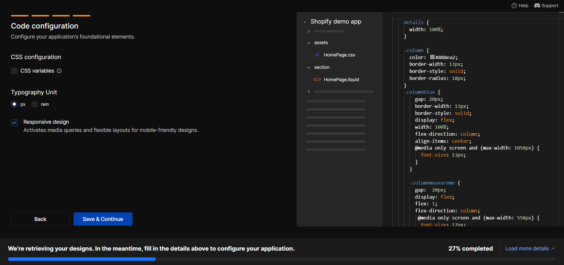 Code Configuration