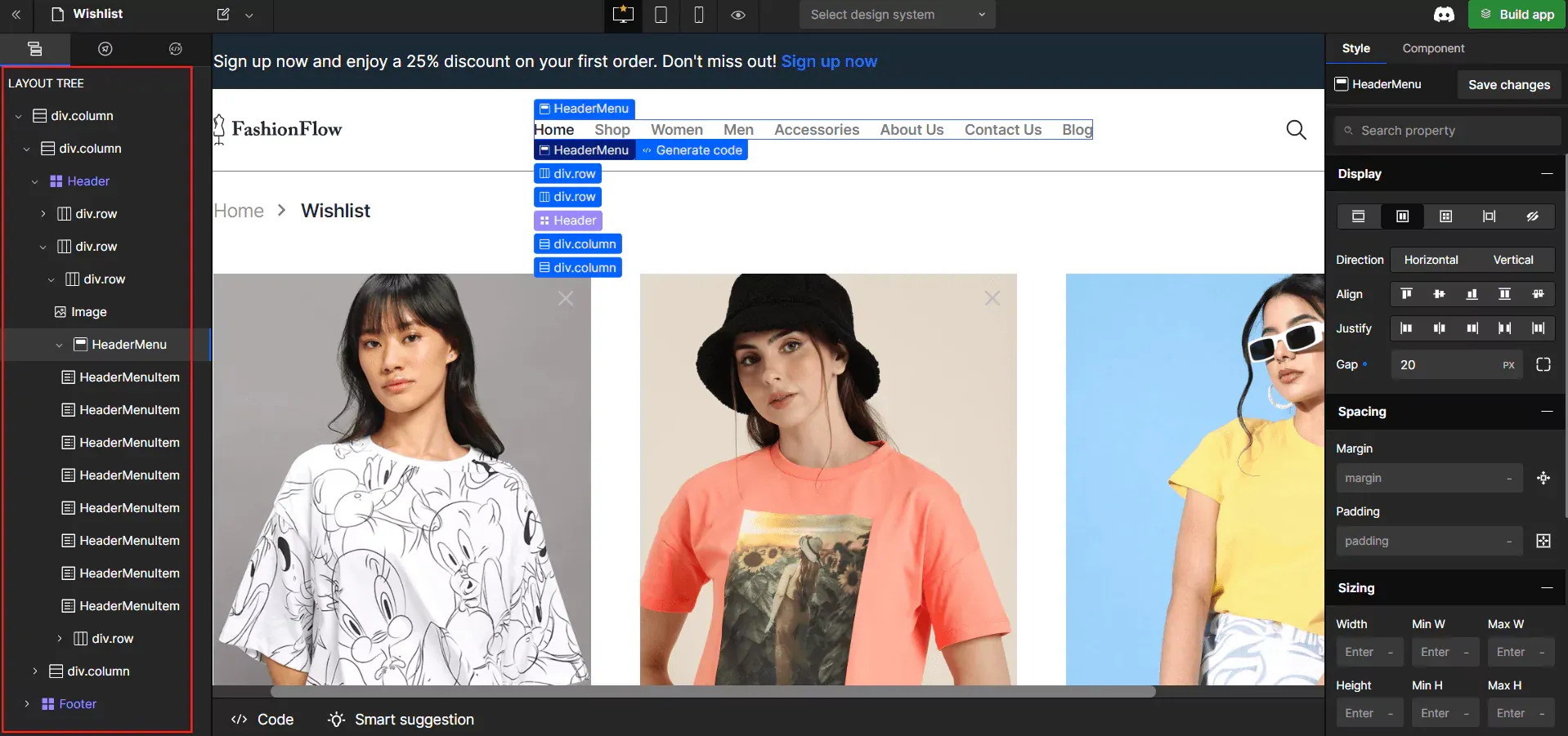 Layout Tree View