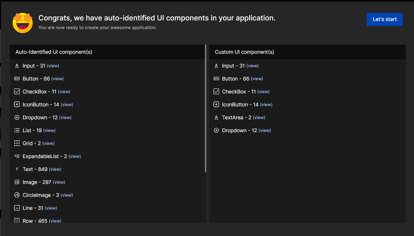 Auto-Identified Components