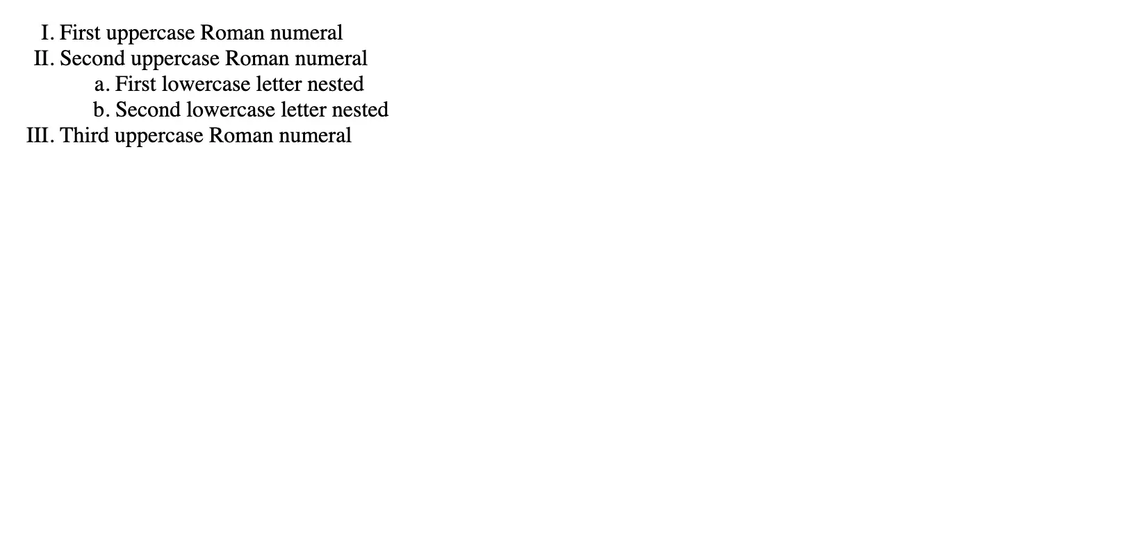 Changing Numbering Styles Mid-List