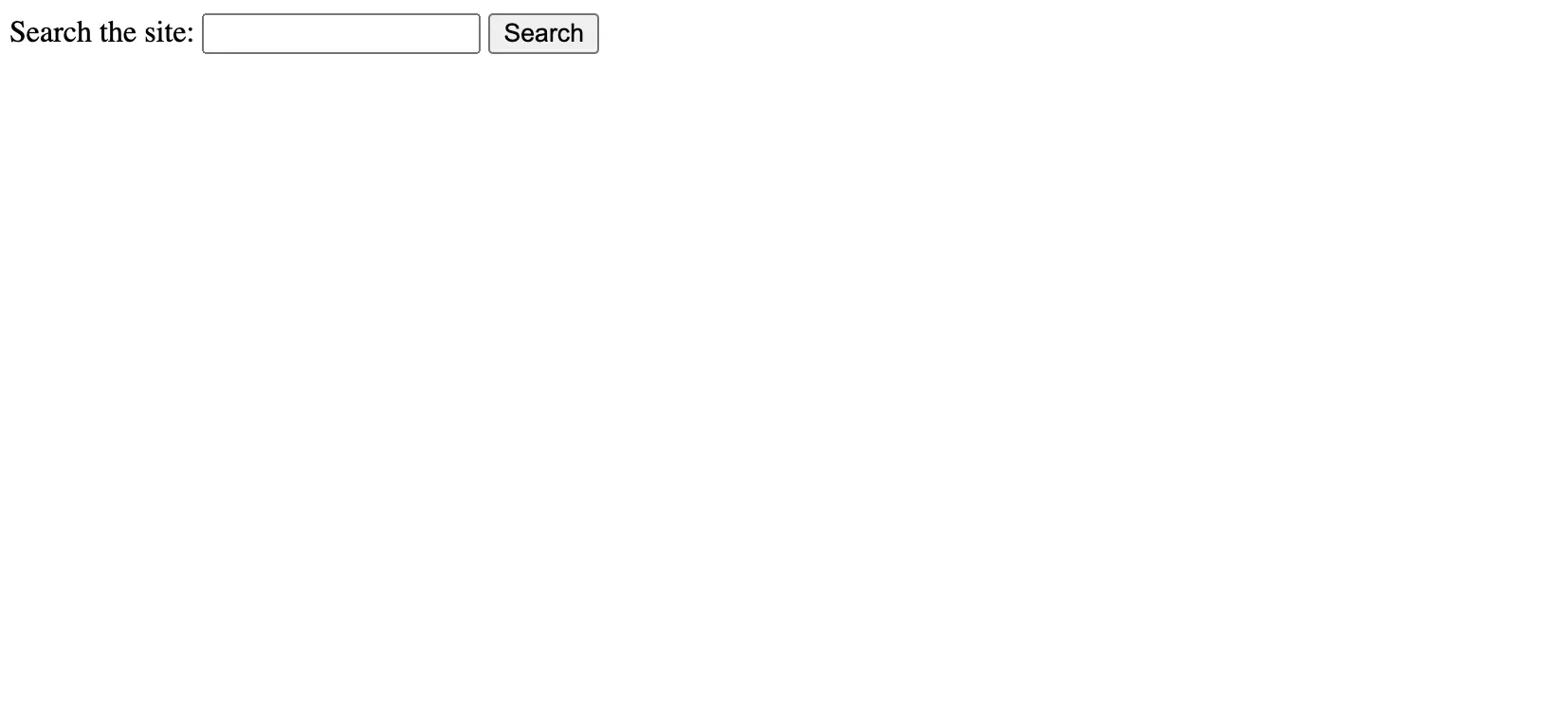Crafting a Simple Search Bar with HTML Code