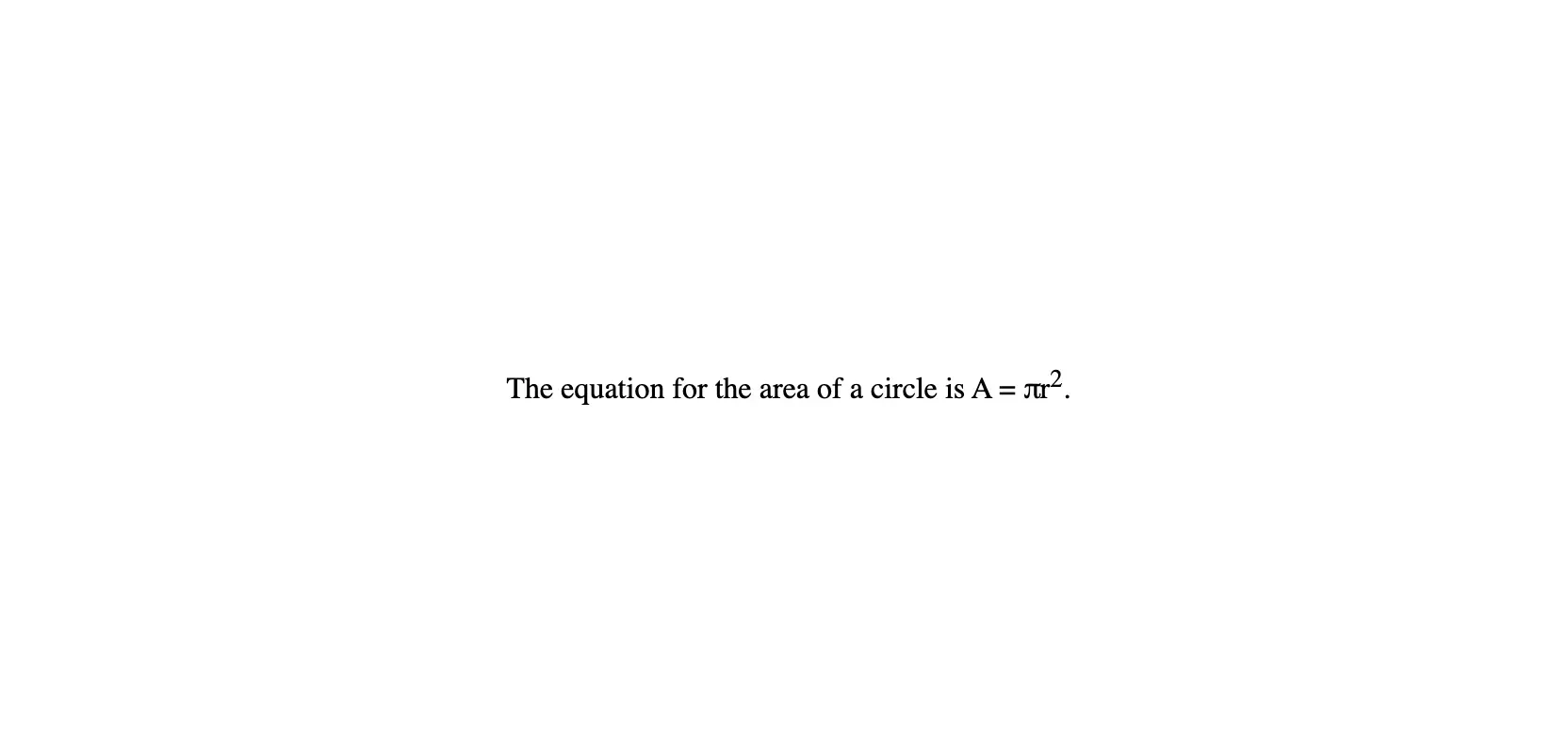 HTML Exponents