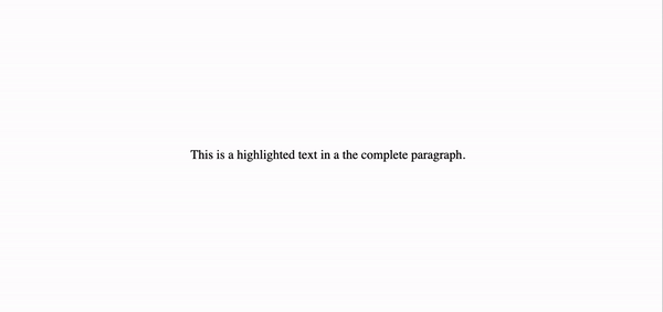 HighlightingTextonHover