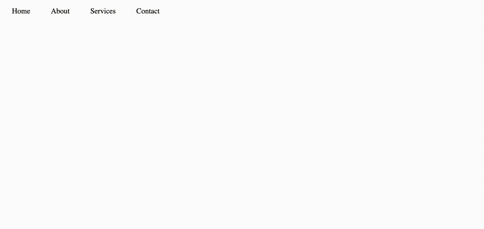 Horizontal Navigation