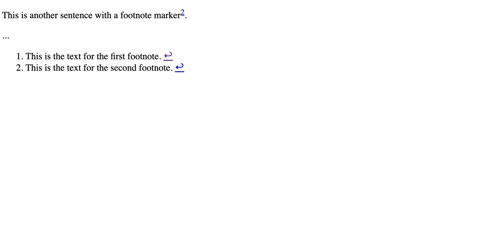  Organizing Multiple Footnotes