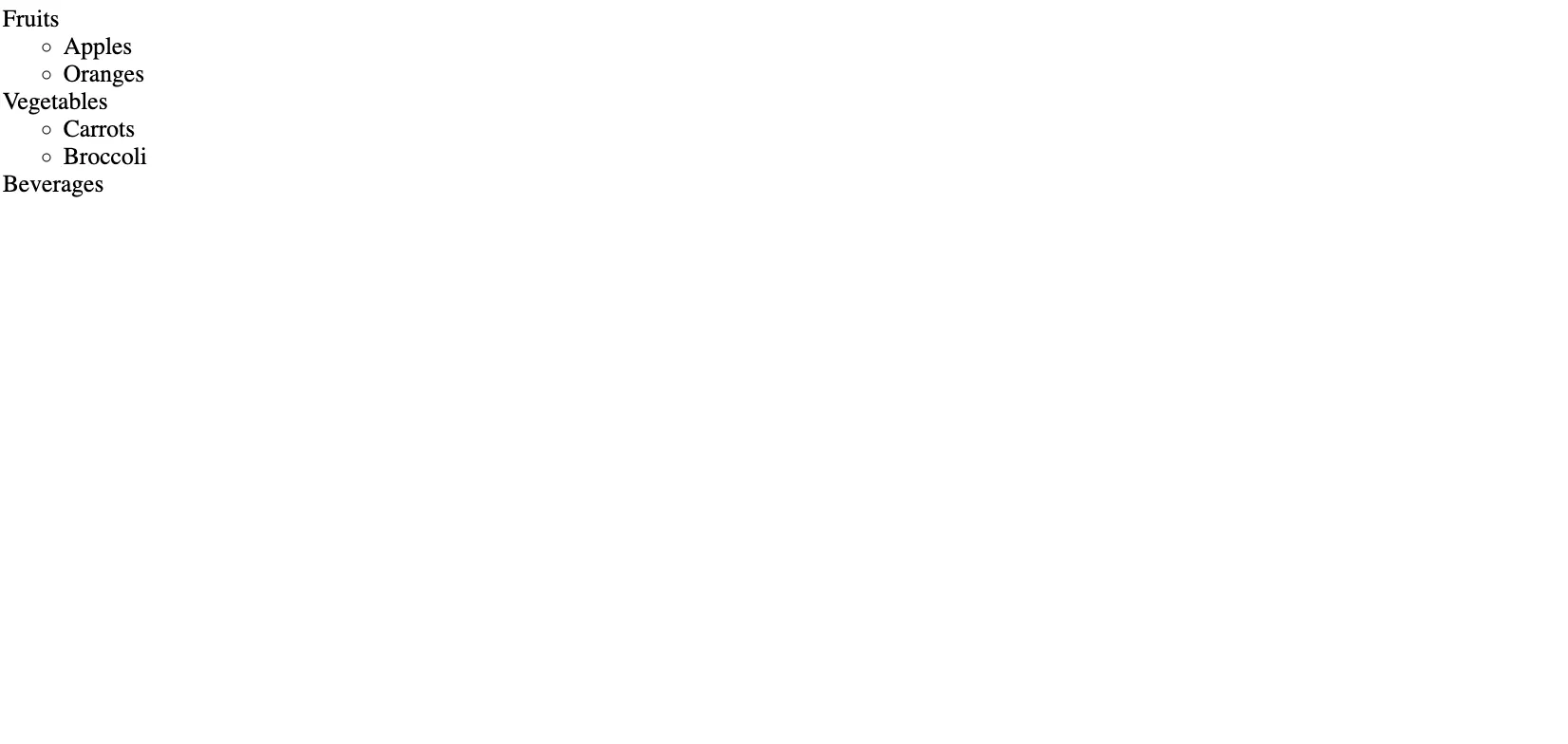 Removing Default List Styling