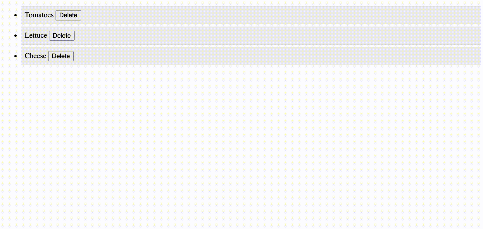 Removing a Specific Item from a List