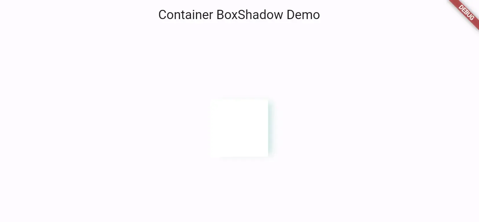 Shadow on One Side