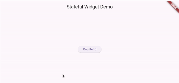 StatefulWidgets