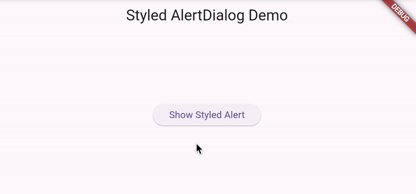 StyledAlertDemo