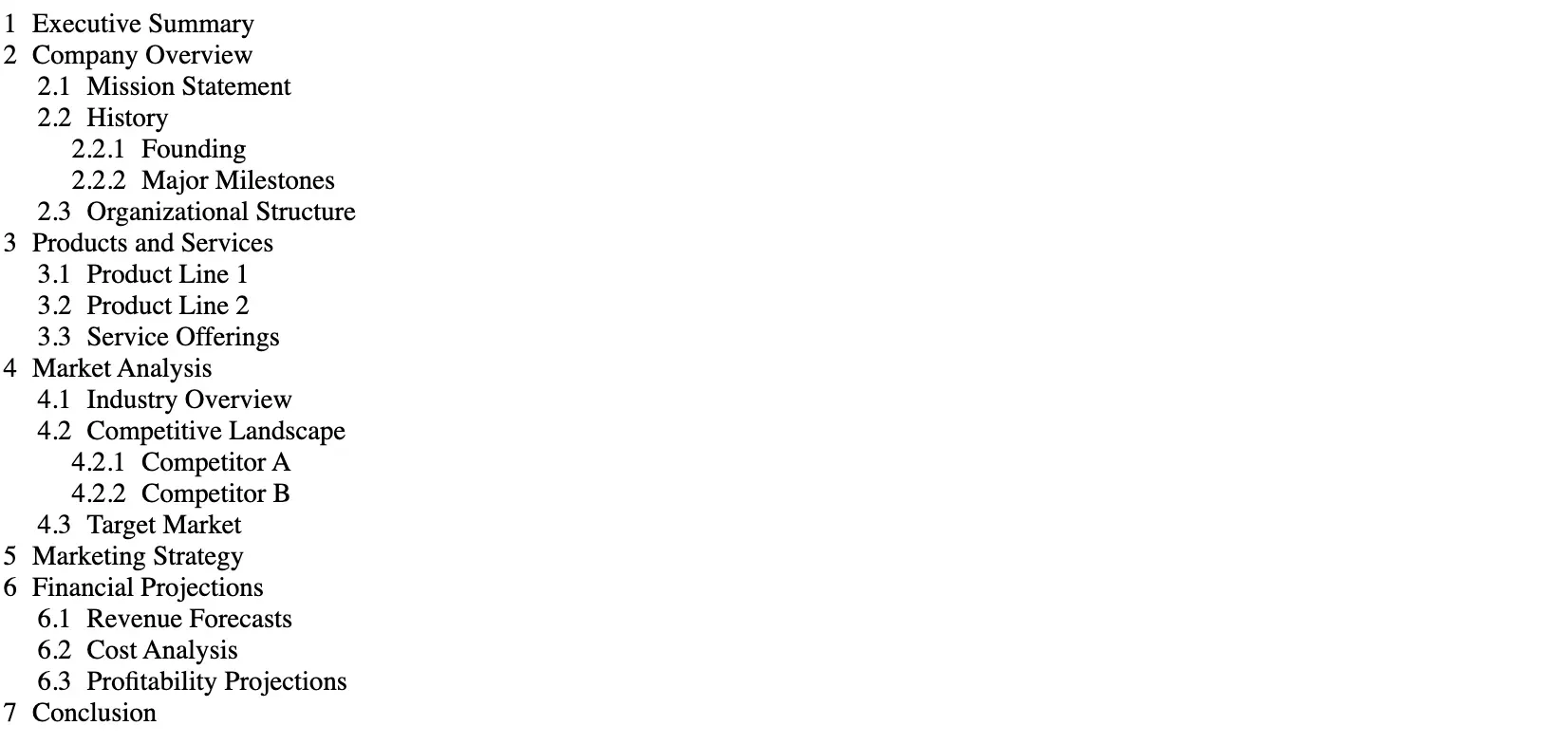 Styling Nested Lists