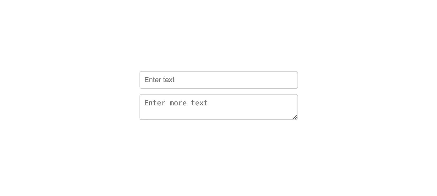 Styling Text Fields and Text Areas