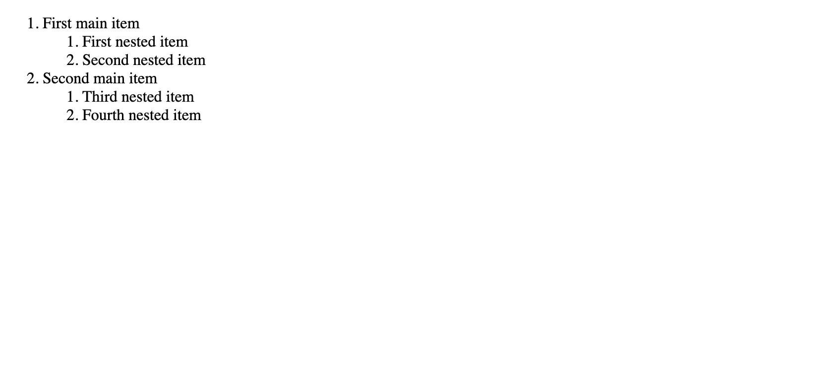 Syntax and Structure of Nested Lists