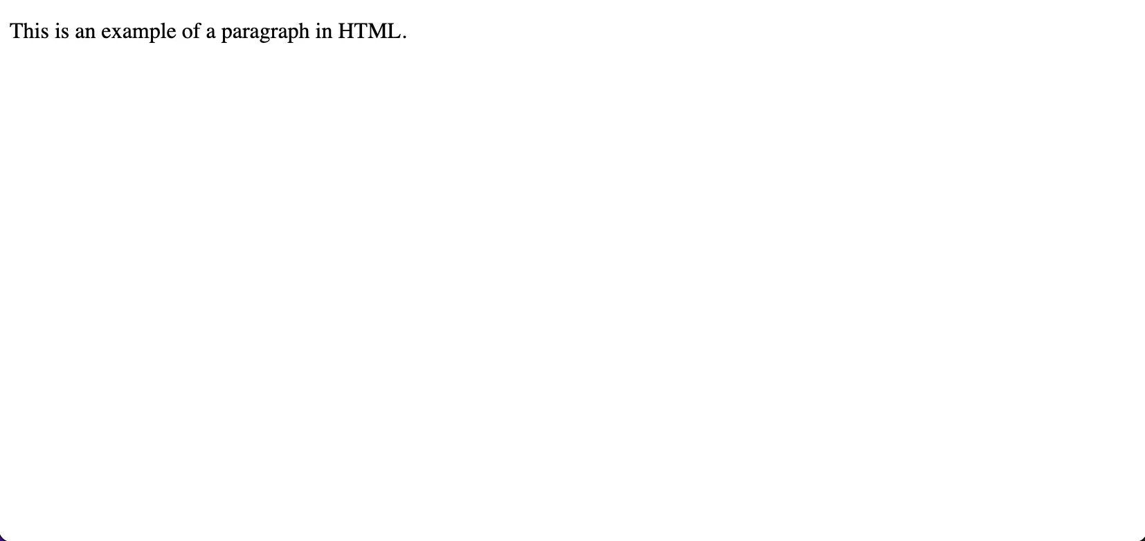 The Paragraph Tag and Its Syntax