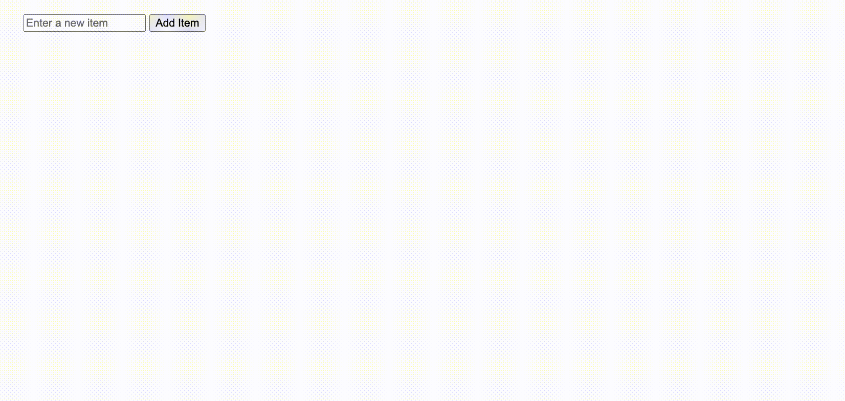 Using appendChild to Add New Items