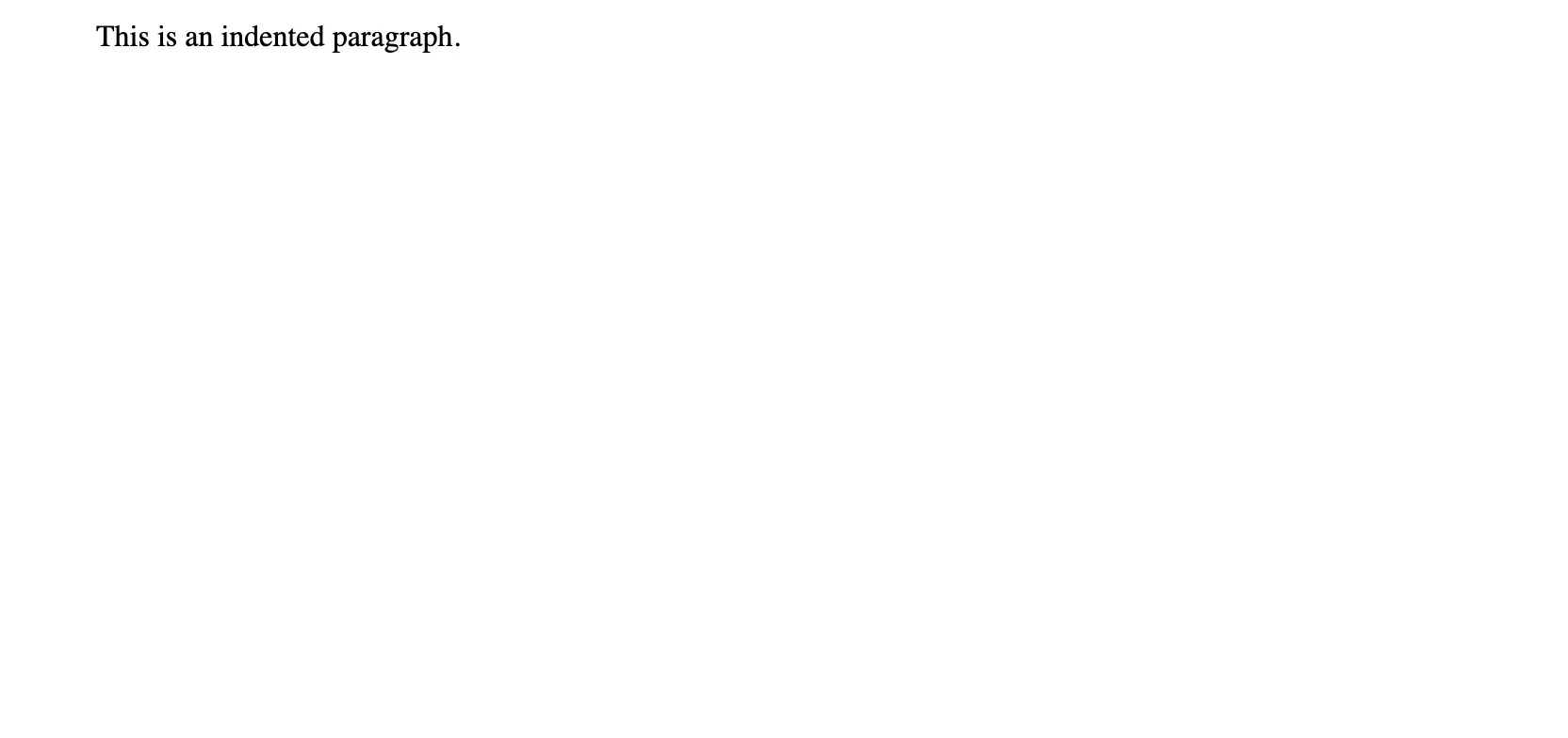 What is HTML Indentation