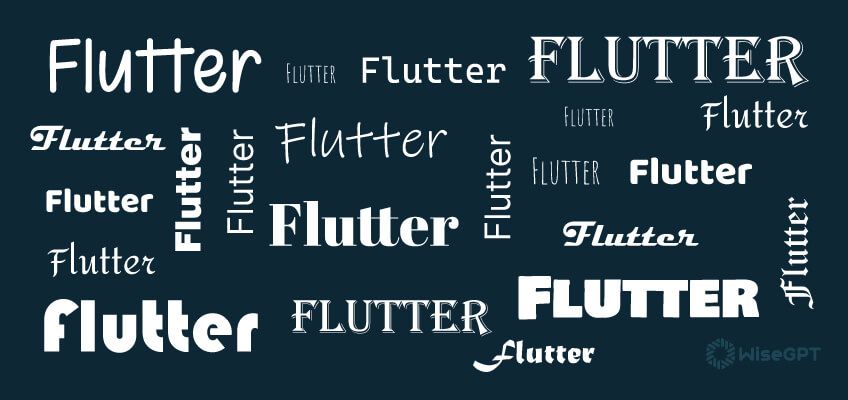 Typography in Flutter.