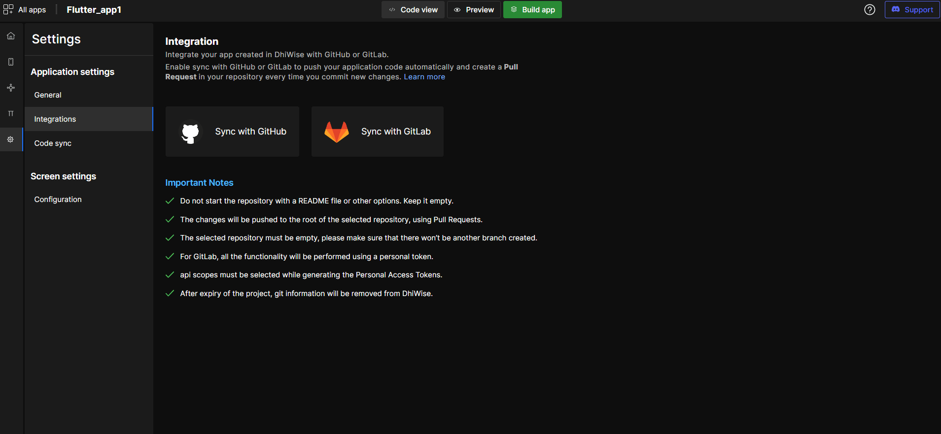 GitHub and GitLab integration