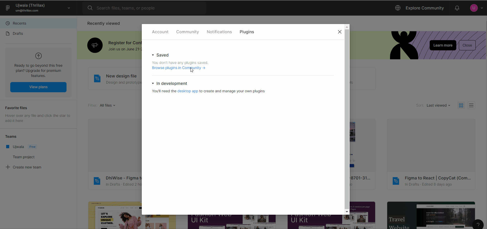 Install and run the plugin in Figma