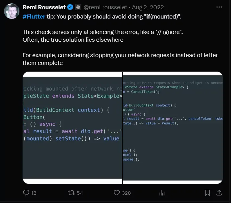 Flutter Tip