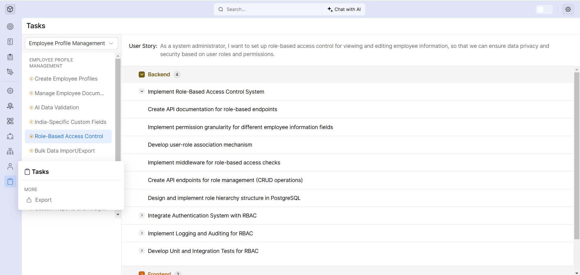 Generate  and Assign Tasks