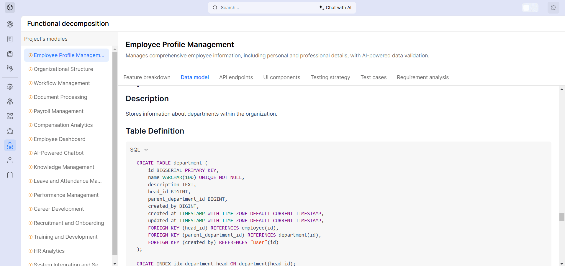 Documentation: Data Model