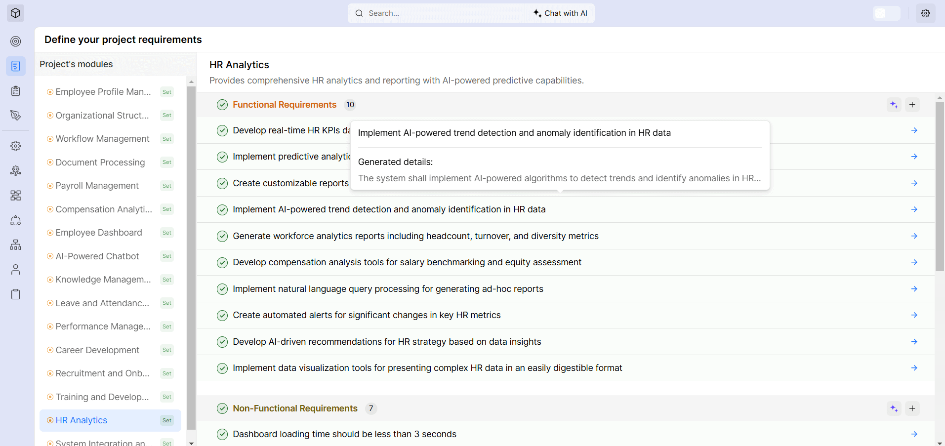 Functional and Non-Functional Requirements