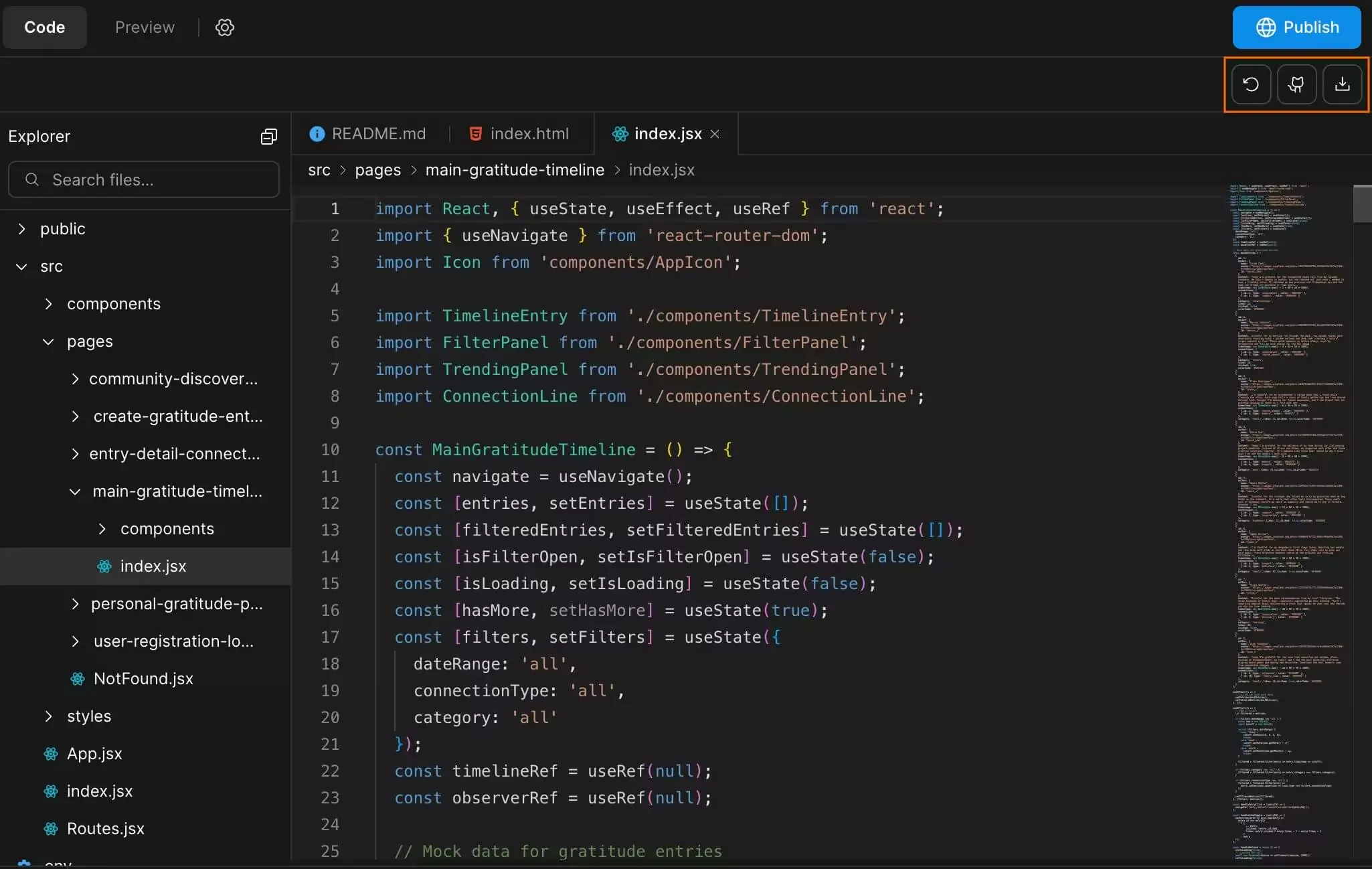 Click On GitHub