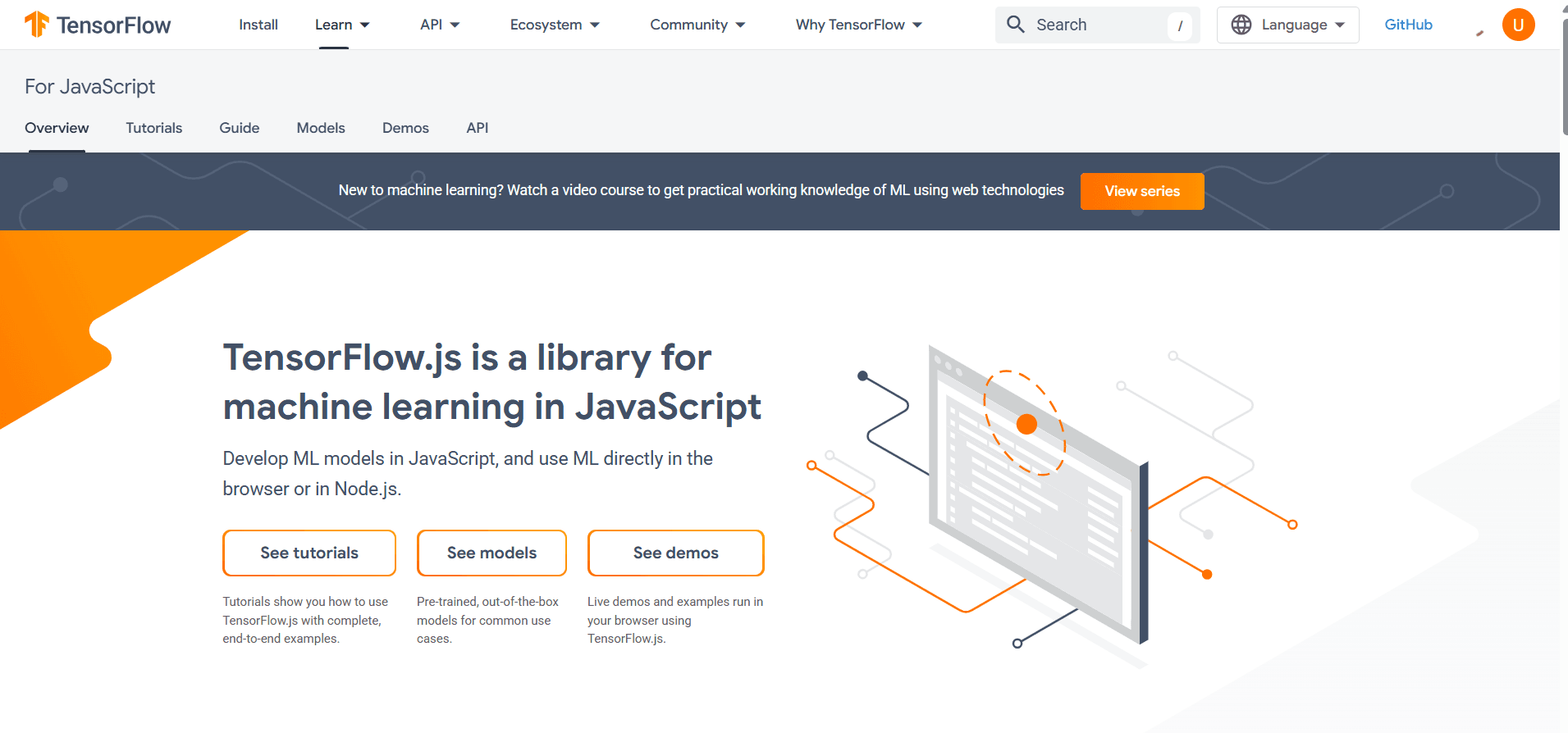 tensorflow homepage
