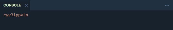 console