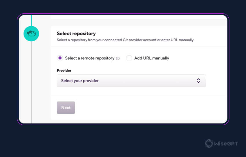 Set a Repository URL