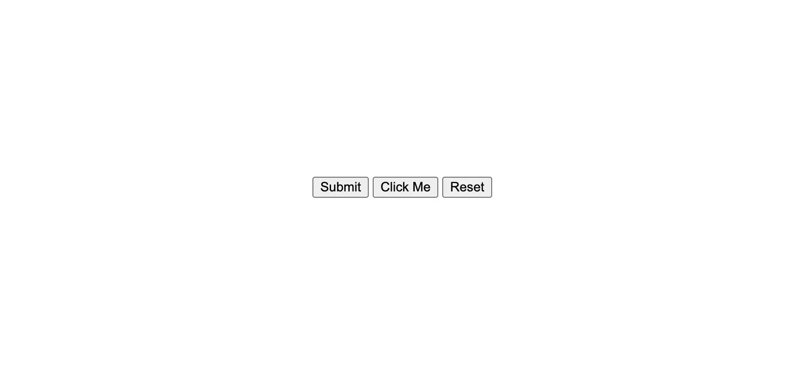 types of button