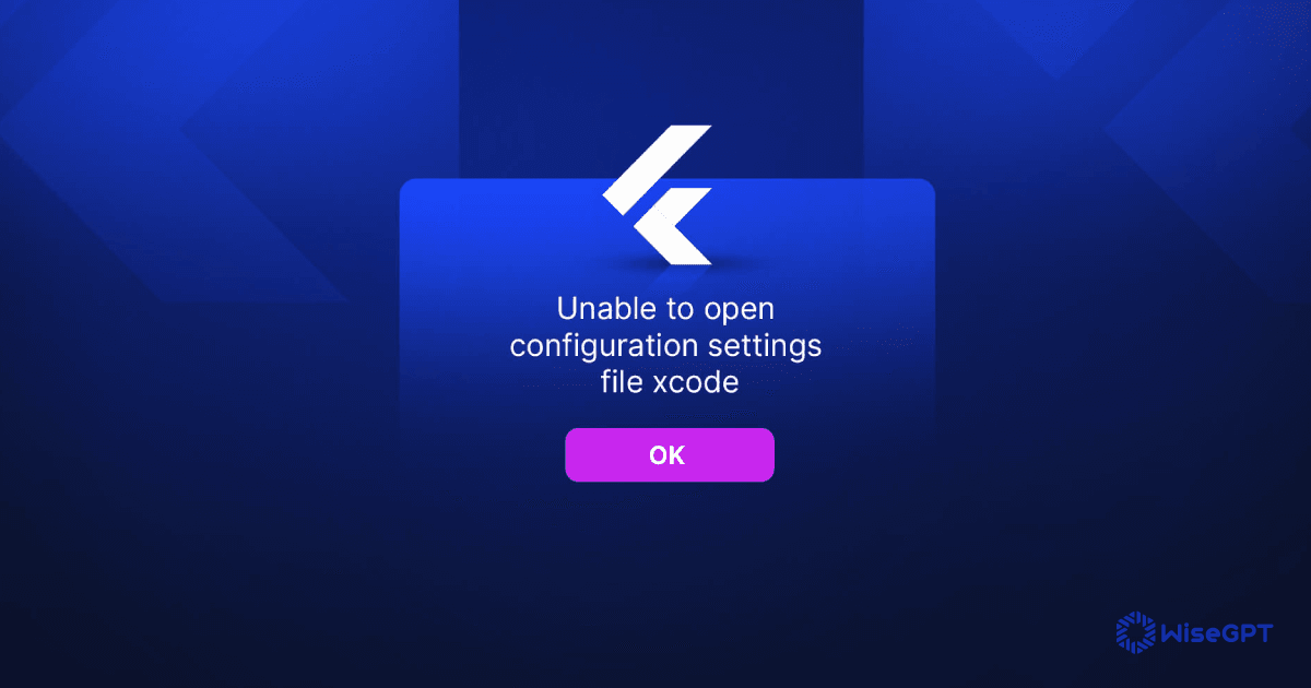 Unable to Open Configuration Settings File Xcode: Hướng Dẫn Khắc Phục Chi Tiết